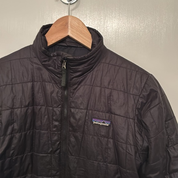 Black Patagonia Nano Puff Boys Winter Jacket size medium (10 years) - Picture 2 of 9